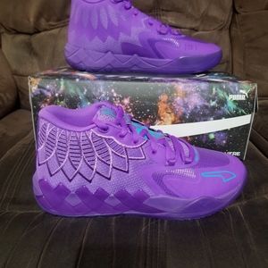 lamelo ball shoes puma violet